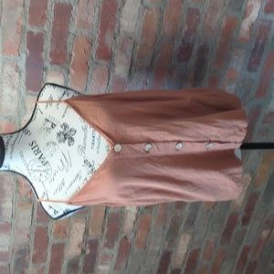 Light rust colored Tank Top.